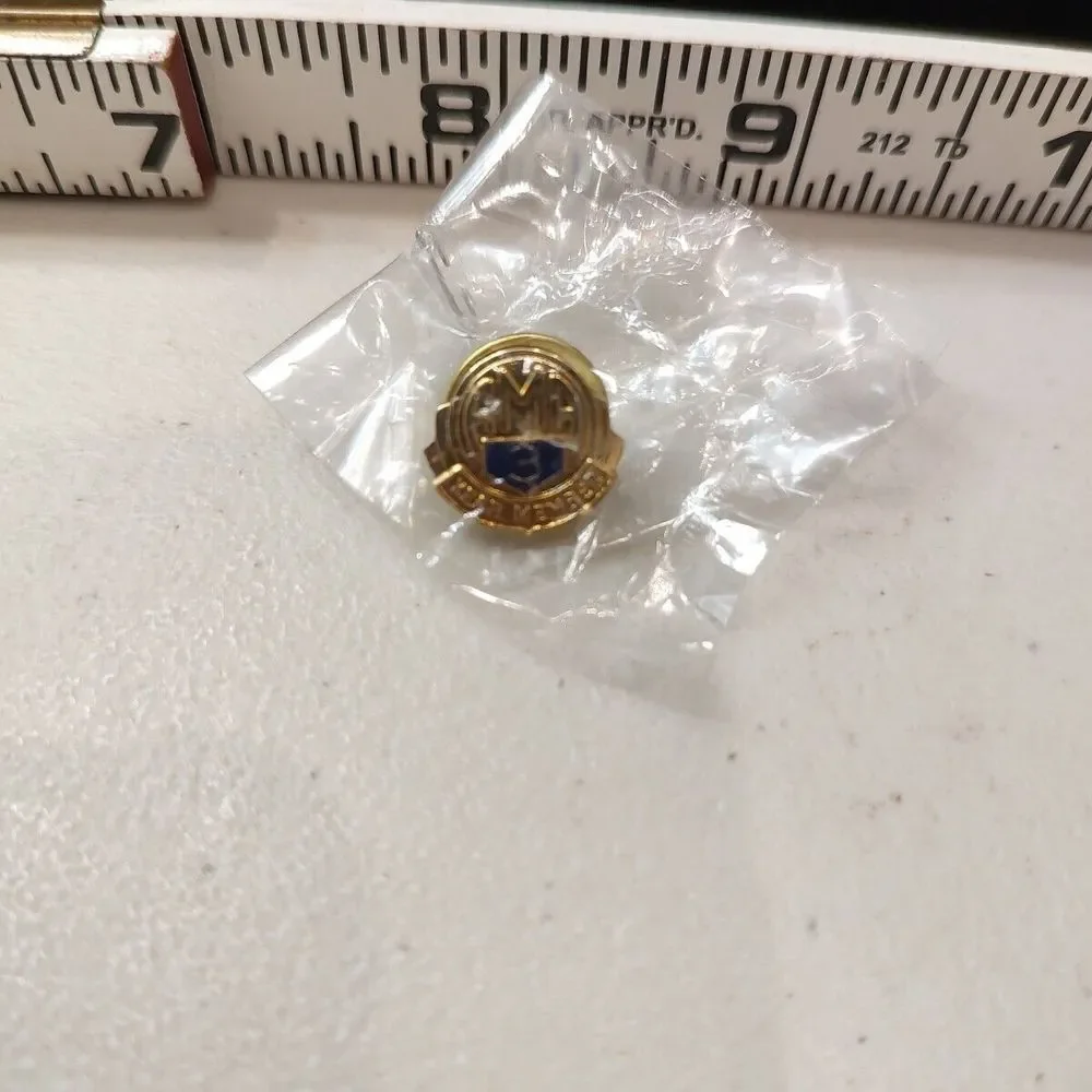AMA 3 Year Member Motorcycle‎ Vest Jacket Hat Lapel Pin Pinback